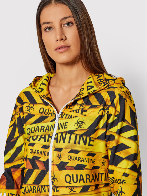 Mr. GUGU & Miss GO Mr. GUGU & Miss GO Sweatshirt Unisex Quarantine Gelb Regular Fit