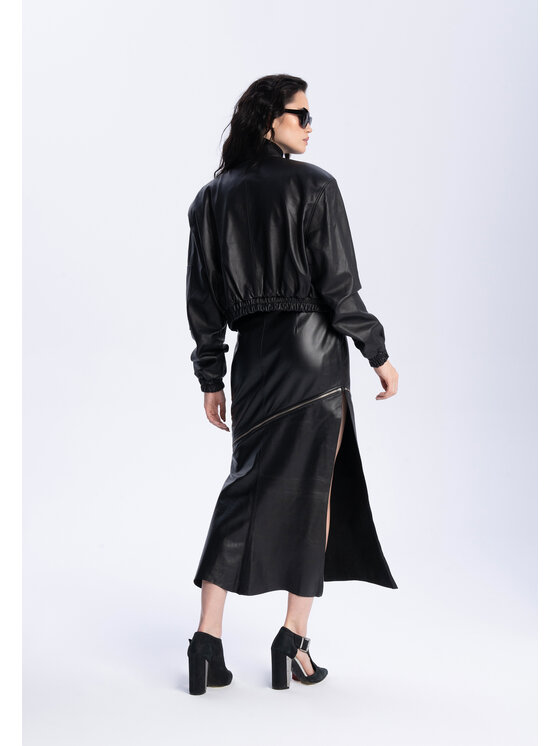 Mimika Mimika Kurtka damska Bomber Rumor Czarny Oversize