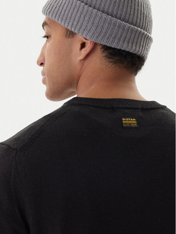 G-Star Raw G-Star Raw Pulover Premium Core D27686-B692 Negru Regular Fit