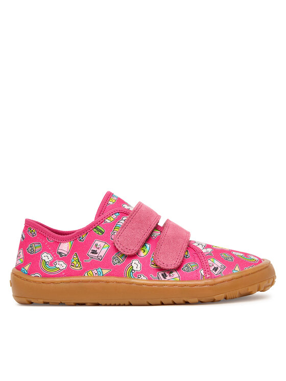 Froddo Papuci de casă Barefoot Canvas G1700440-10 D Roz
