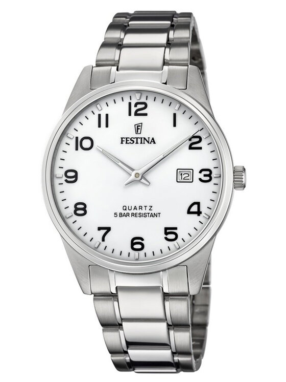Festina Festina Zegarek F20511/1 Srebrny