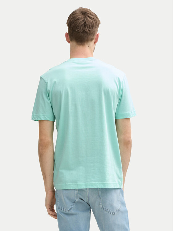Tom Tailor Tom Tailor T-Shirt 1037735 Zielony Regular Fit