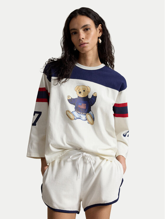 Polo Ralph Lauren Polo Ralph Lauren Särkpluus 211A12714001 Kreemjas Oversize