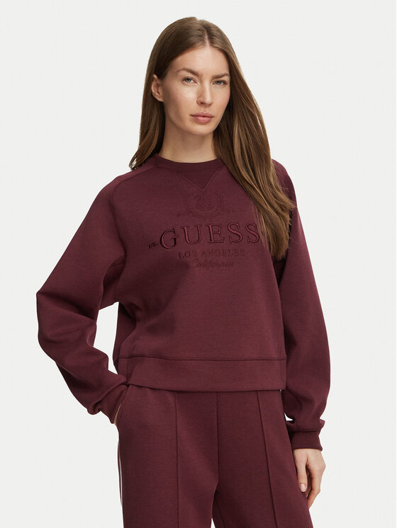 Guess Guess Bluzka V6BP13 K6933 Kremowy Regular Fit