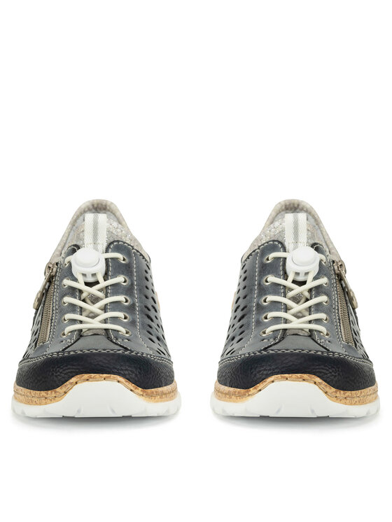 Rieker Rieker Pantofi N42P6-14 Bleumarin