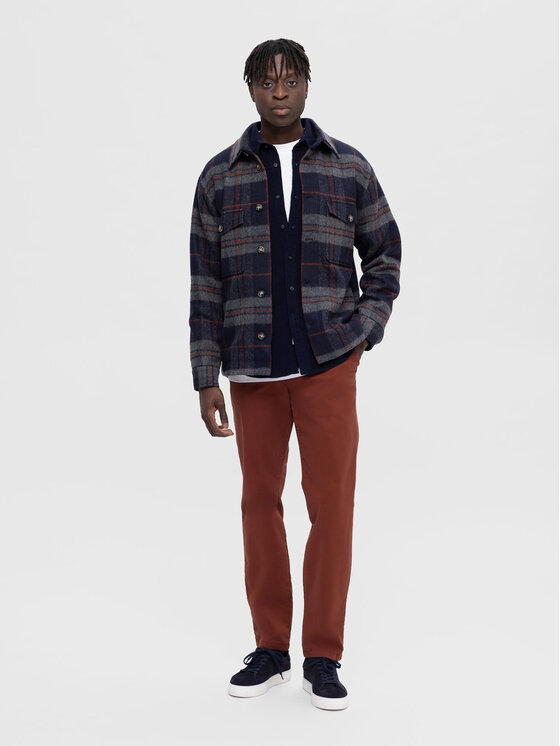 Selected Homme Selected Homme Kurtka przejściowa 16089399 Granatowy Regular Fit