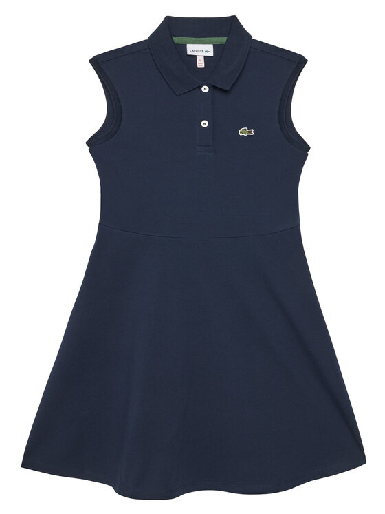 Lacoste Každodenné šaty EJ5297 Tmavomodrá Slim Fit