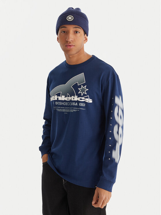 DC Shoes DC Shoes S dlouhým rukávem Slathletic EDYZT04357 Modrá Heritage Fit