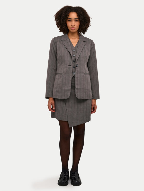 Kaffe Kaffe Mini suknja Dori 10508980 Siva Regular Fit