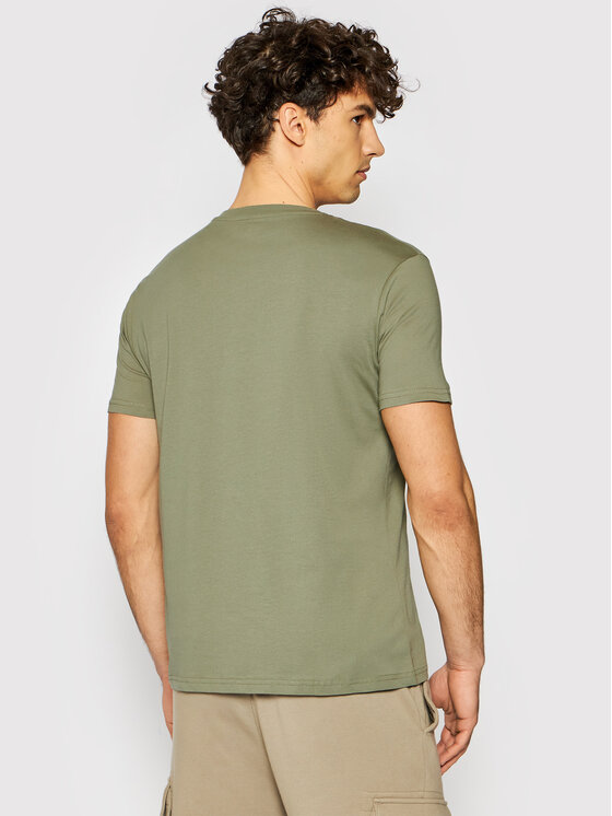 Alpha Industries Alpha Industries T-Shirt Basic Logo 188505 Zielony Regular Fit