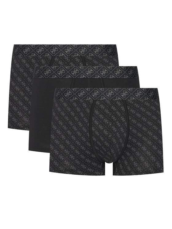 Guess Guess Set di 3 boxer U5BG69 K6YW1 Nero