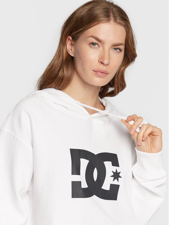 DC Sweatshirt ADJFT03028 Weiß Relaxed Fit | Modivo.de