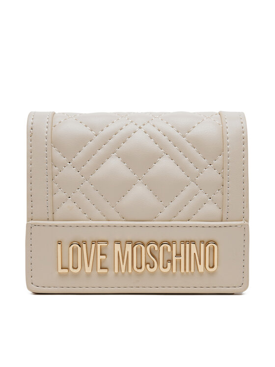 Portofel Mic de Damă LOVE MOSCHINO JC5601PP1MLA0110 Bej