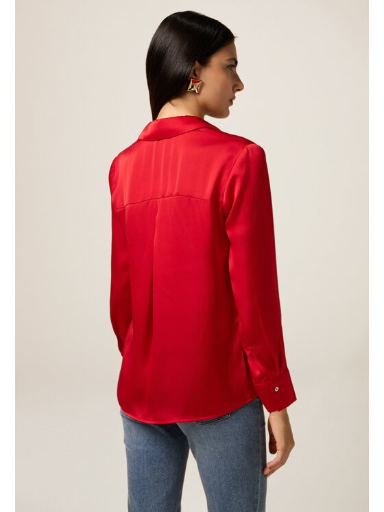 Oltre Oltre Camicia 5374R403016N016 Rosso Regular Fit