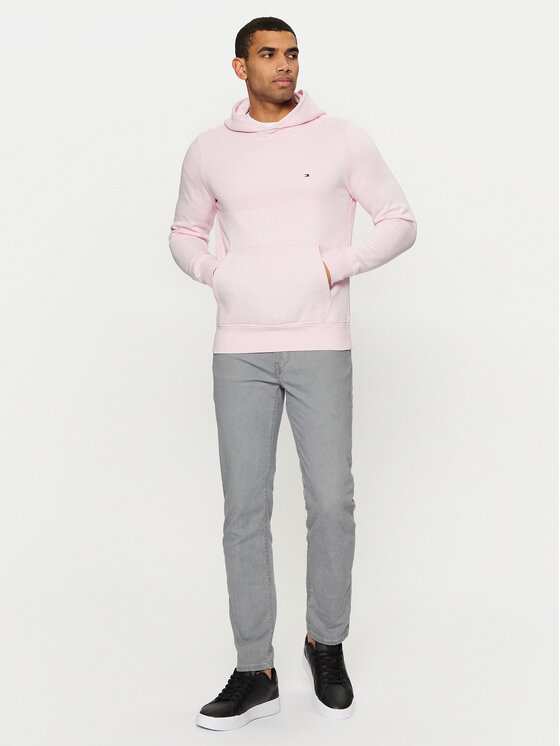 Tommy Hilfiger Tommy Hilfiger Džemperis Flag Logo MW0MW34266 Rožinė Regular Fit