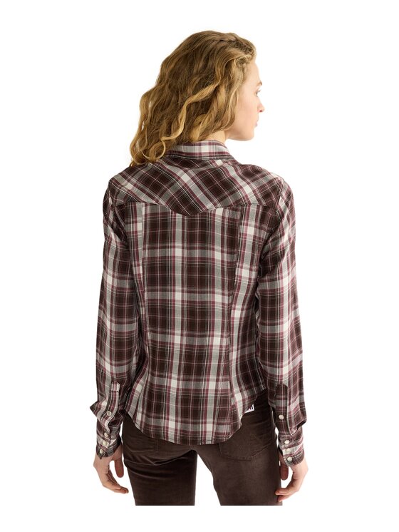 Wrangler Wrangler Koszula 112386787 Brązowy Regular Fit
