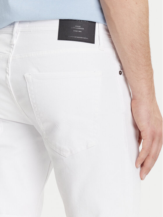 Jack&Jones Jack&Jones Kratke traperice Rick 12274985 Bijela Regular Fit