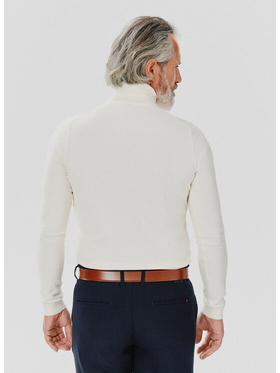 Pako Lorente Pako Lorente Golf P24WF-2X-010 Biały Classic Fit