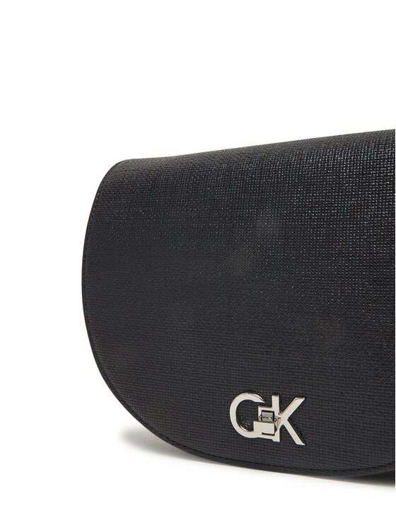 Calvin Klein Calvin Klein Handtasche Ck Hw Crossbody Saddle Bag_Tex K60K613233 Schwarz