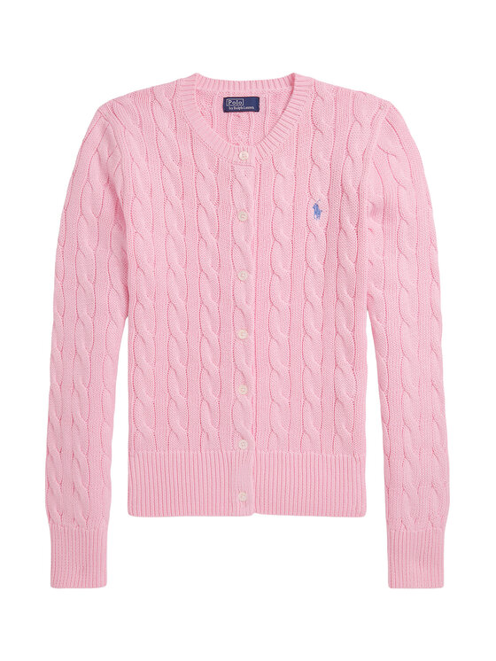 Polo Ralph Lauren Polo Ralph Lauren Kardigán 211971868010 Ružová Slim Fit