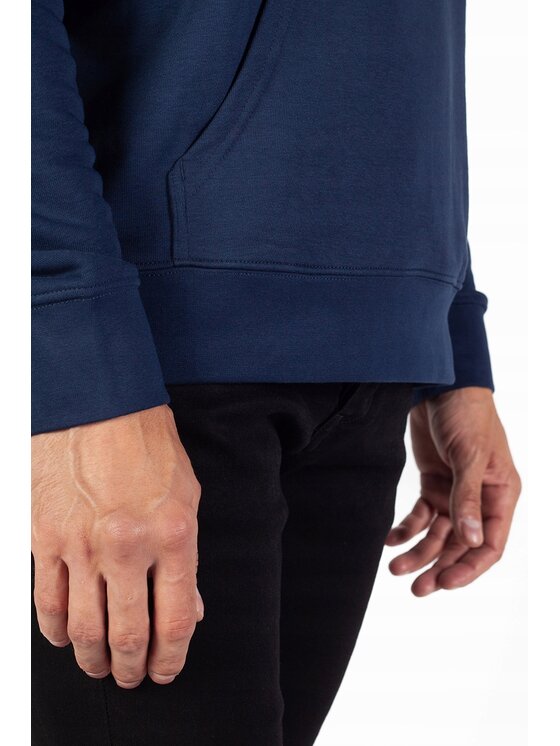 Wrangler Wrangler Bluza Hoodie Niebieski Hoodie Fit