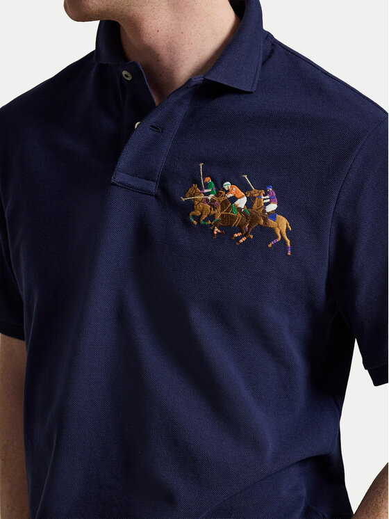 Polo Ralph Lauren Polo Ralph Lauren Polokošeľa 710B14216003 Tmavomodrá Regular Fit
