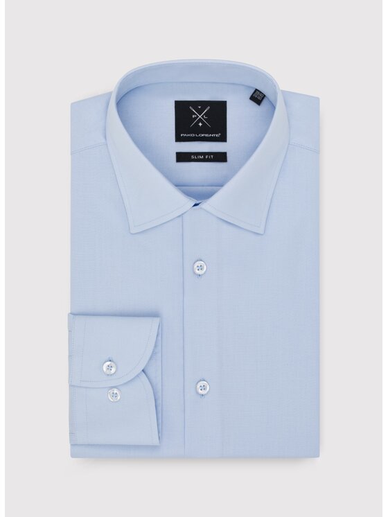 Pako Lorente Pako Lorente Koszula P25BN-1X-001 Niebieski Slim Fit