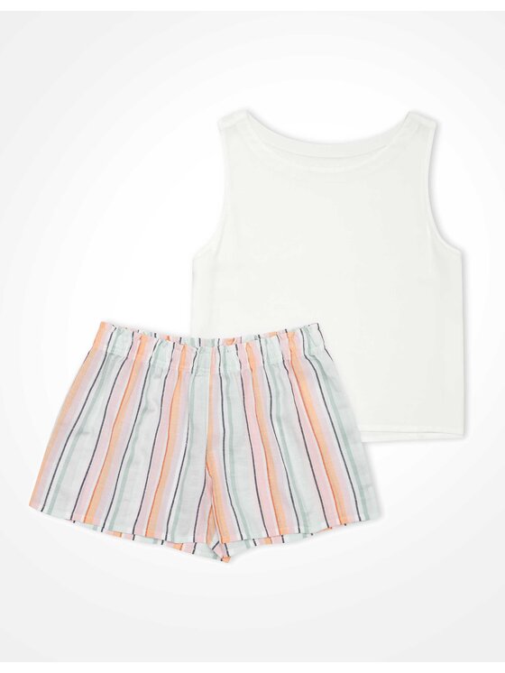 Esotiq Esotiq Piżama 41230 Kolorowy Regular Fit