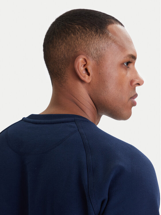 adidas adidas Džemperis Trefoil Essentials IY4935 Tamsiai mėlyna Regular Fit