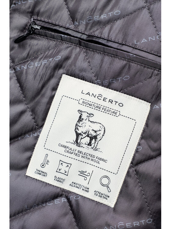 Lancerto Lancerto Płaszcz zimowy Egersund KU073226000002 Czarny Regular Fit