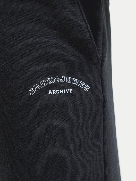 Jack & Jones Jack & Jones Sportovní kraťasy Gordon College 12289726 Černá Regular Fit