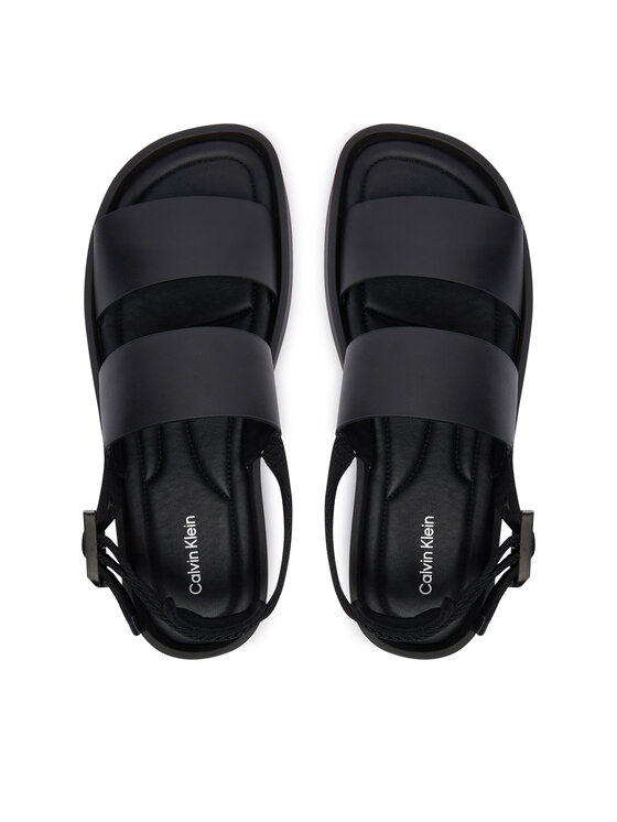 Calvin Klein Calvin Klein Σανδάλια Webbing Back Strap HM0HM02095 Μαύρο