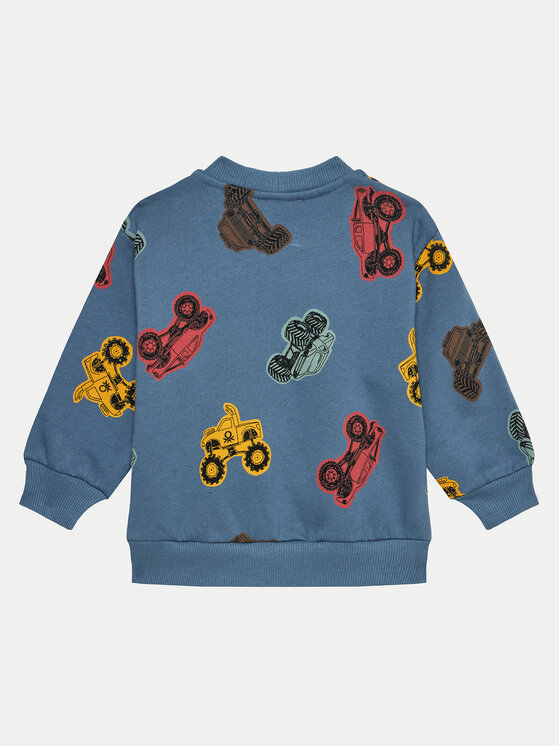 United Colors Of Benetton United Colors Of Benetton Džemperis 3J4EG10GK Mėlyna Regular Fit