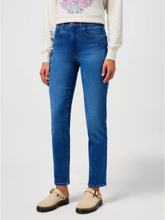 Wrangler Wrangler Jeansy STRAIGHT Niebieski Regular Fit