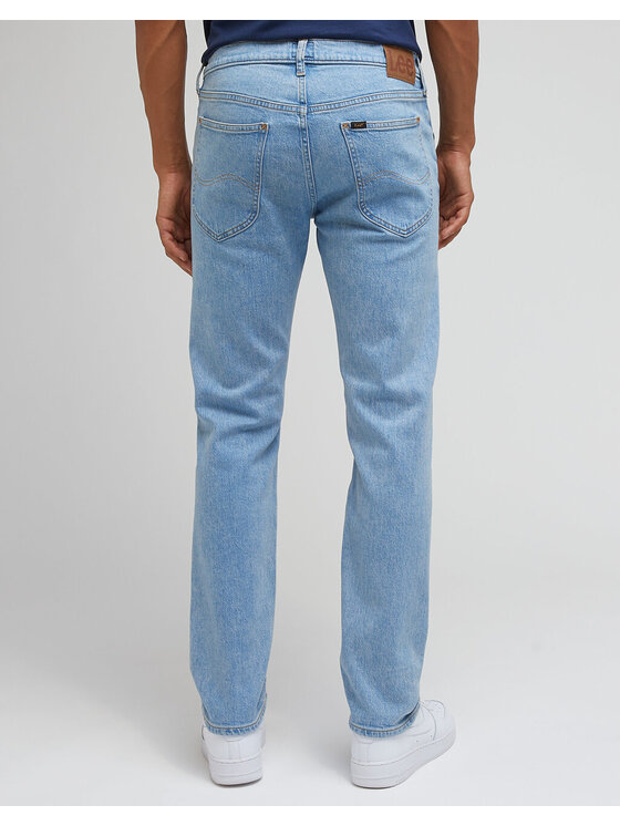 Lee Lee Jeansy DAREN ZIP FLY Niebieski Straight Fit