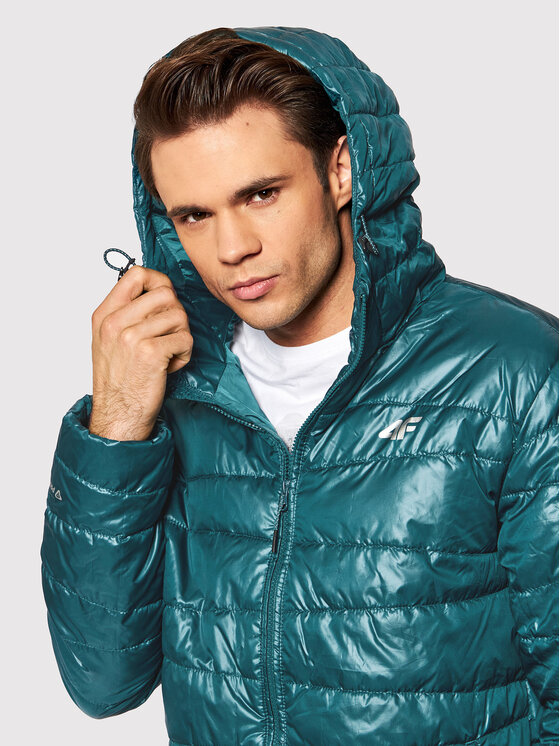 4F 4F Télikabát H4Z21-KUMP005 Zöld Regular Fit