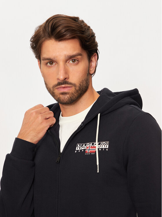 Napapijri Napapijri Μπλούζα B-Alymer NP0A4I1E Μαύρο Regular Fit