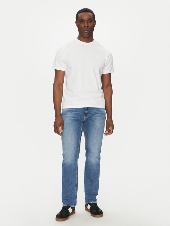 Save The Duck Save The Duck T-krekls DT1194M BESY20 Balts Regular Fit