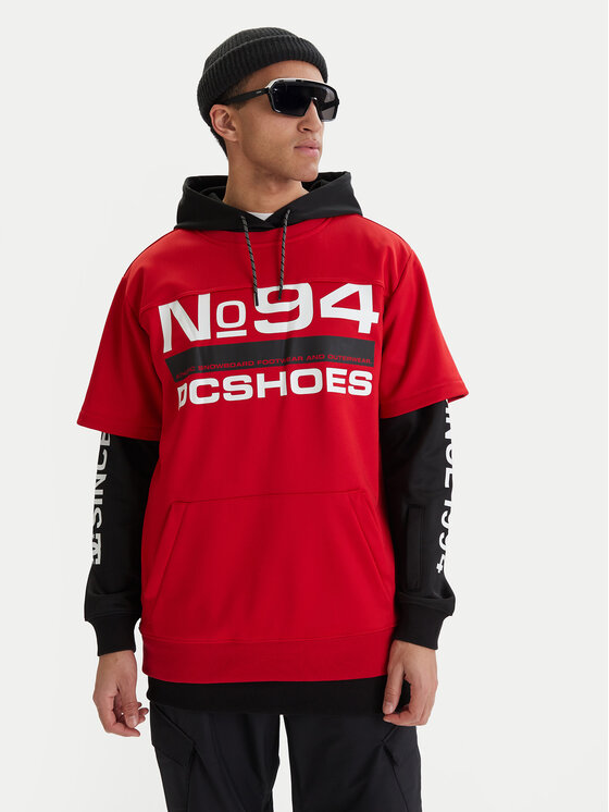 DC Shoes DC Shoes Bluză Dryden ADYFT03411 Roșu Regular Fit