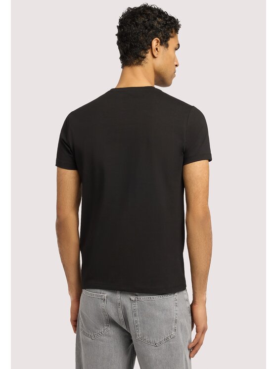 Trussardi Trussardi T-Shirt G0228000123N033 Czarny Regular Fit