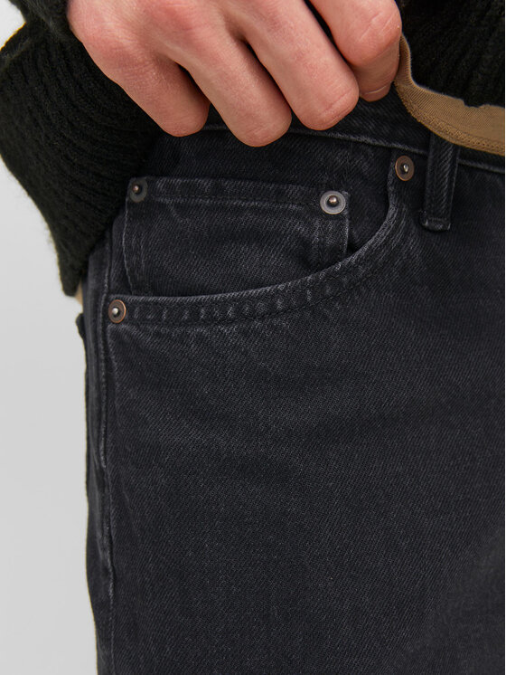 Jack&Jones Jack&Jones Traperice Alex 12236089 Crna Baggy Fit