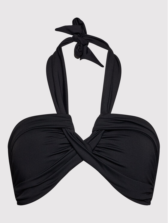 Seafolly Seafolly Gornji dio kupaćeg kostima Halter 33816-942 Crna
