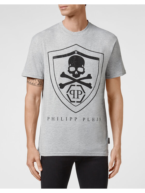 PHILIPP PLEIN PHILIPP PLEIN T-shirt 691 Grigio Regular Fit