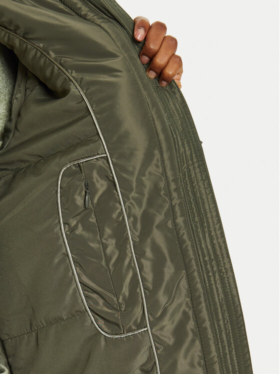 Olsen Olsen Prehodna jakna 15101413 Zelena Loose Fit