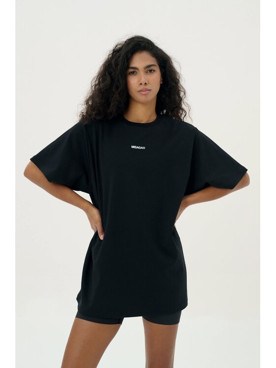 Misaga Misaga T-Shirt DASR T-SHIRT Czarny Oversize