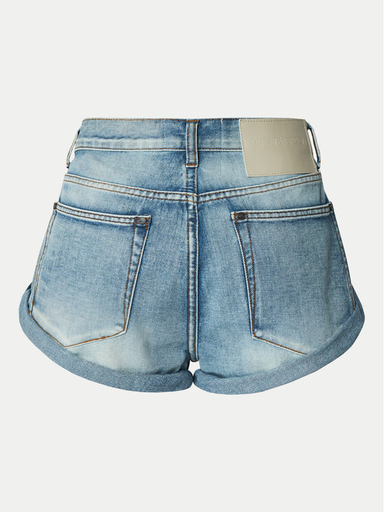 One Teaspoon One Teaspoon Szorty jeansowe Bandits 26785 Niebieski Regular Fit