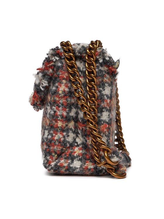 Kurt Geiger Kurt Geiger Дамска чанта 690-Tweed Kensington Bag 3614536609 Кафяв