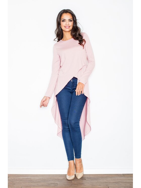 FIGL FIGL Tunika M412 Różowy Regular Fit