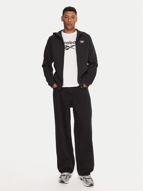 Reebok Reebok Bluză RK25148CCM Negru Regular Fit