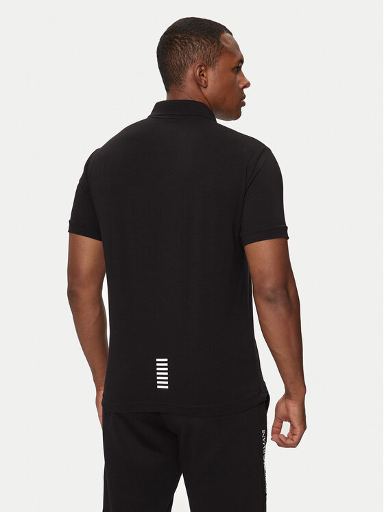 EA7 Emporio Armani EA7 Emporio Armani Polokošile 8NPF14 PJVQZ 1200 Černá Regular Fit